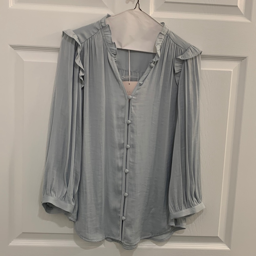 Kohl’s LC Lauren Conrad Peasant Top Size Medium